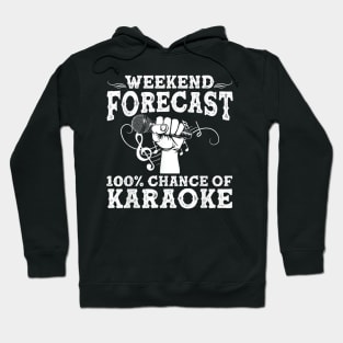 Cool Karaoke Art - Karaoke Box Microphone Singing Hoodie